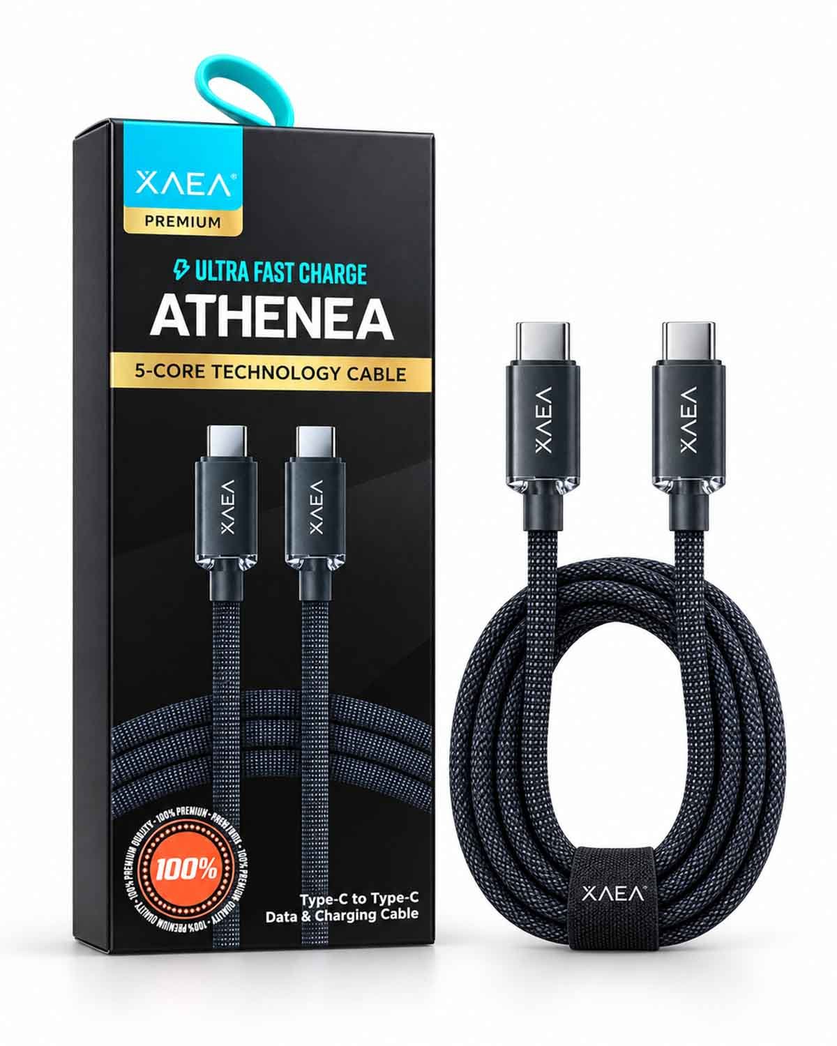 Cable Tipo C a Tipo C XAEA Athenea